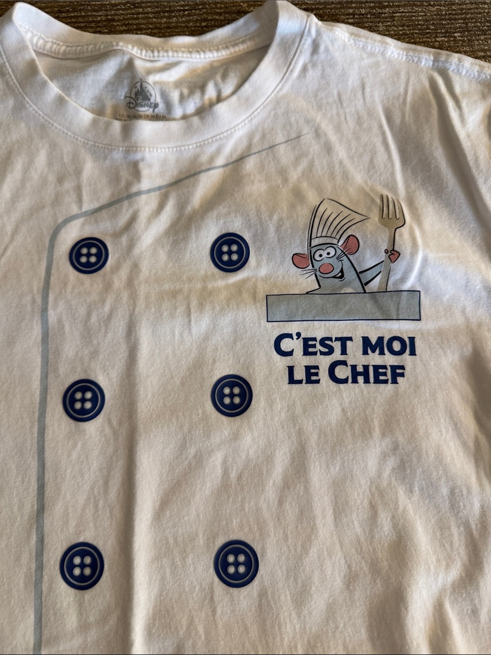 Disney Epcot Ratatouille chef coat t-shirt - Picture 2 of 6